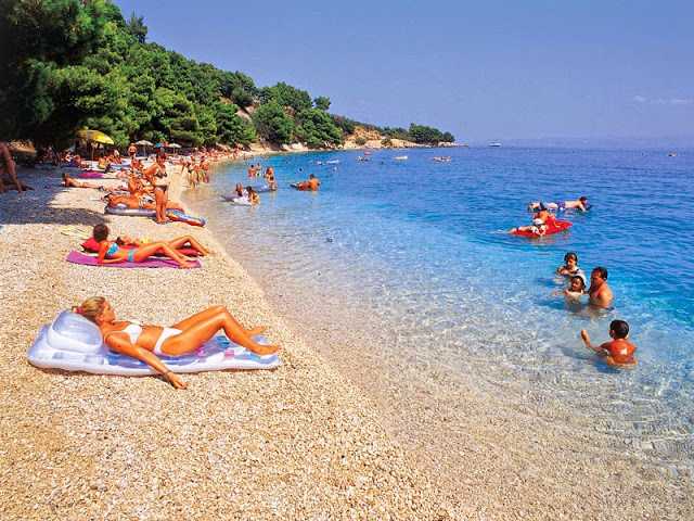 пляжи хорватии